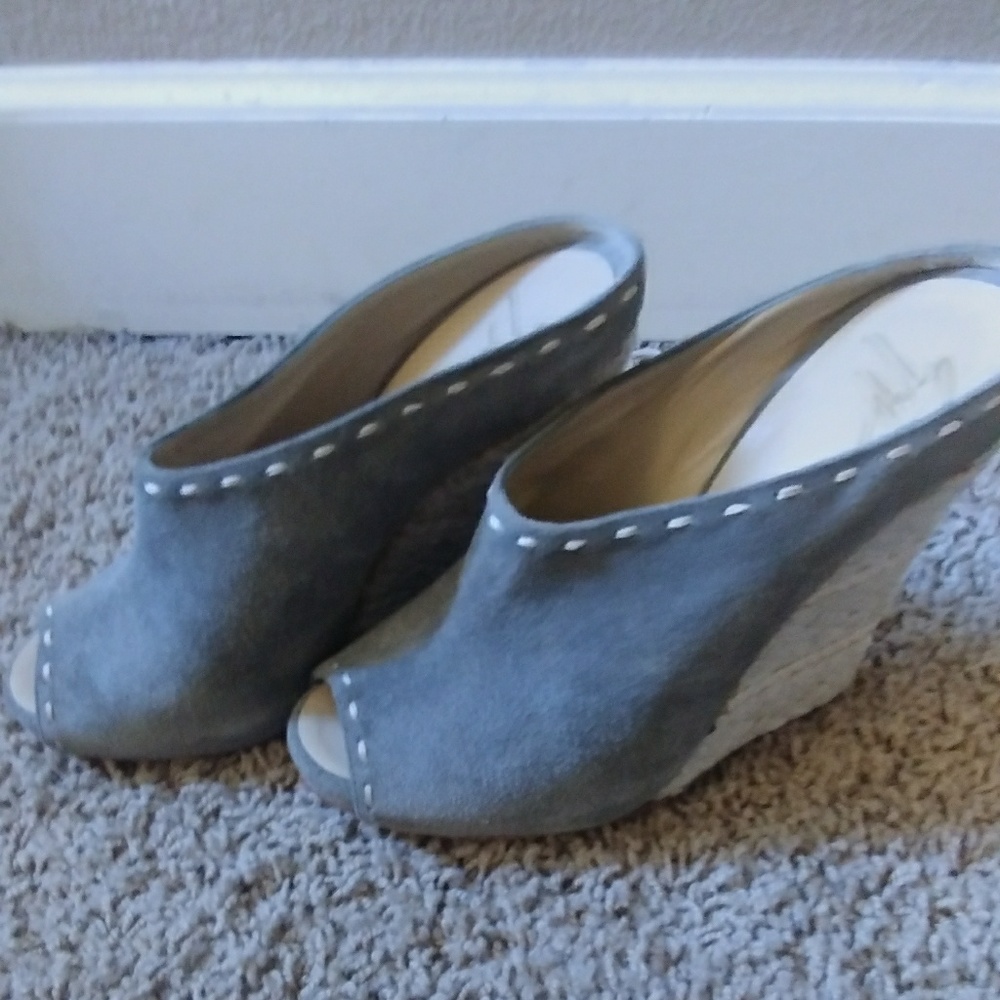 giuseppe zanotti olive green wedges